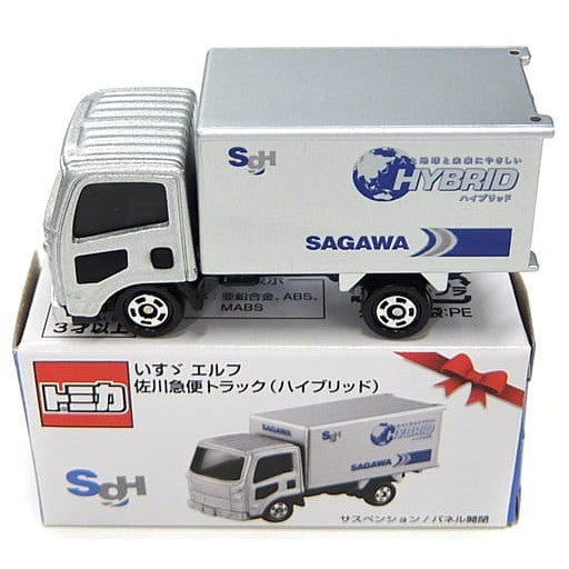 【中古即納】[MDL] トミカ いすず エルフ 佐川急便トラック ハイブリッド(シルバー) 完成品 ミニカー タカラトミー(20200723)