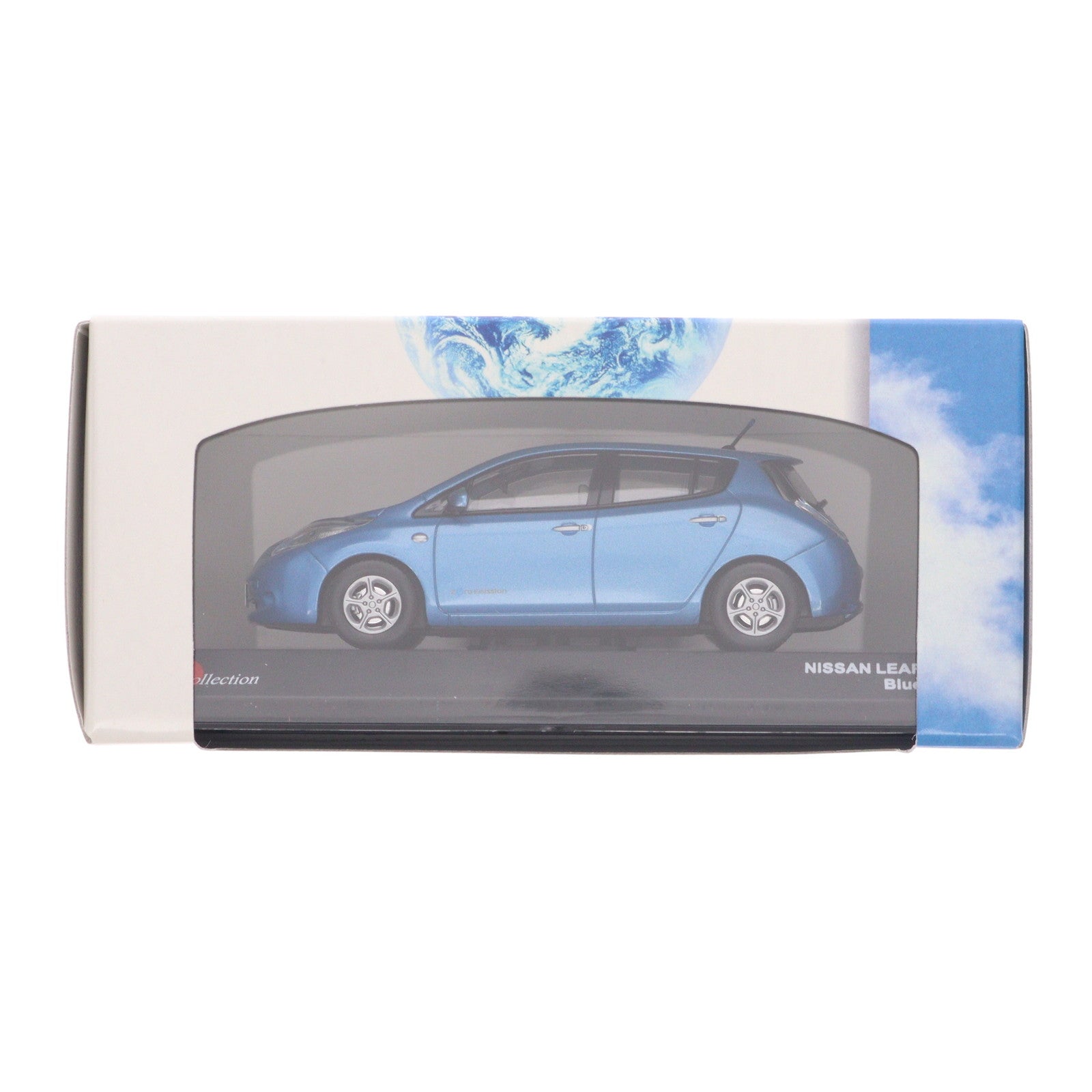 【中古即納】[MDL] 1/43 NISSAN LEAF(リーフ)(ブルー) 完成品 ミニカー(JC67002BL) J-COLLECTION(20110430)