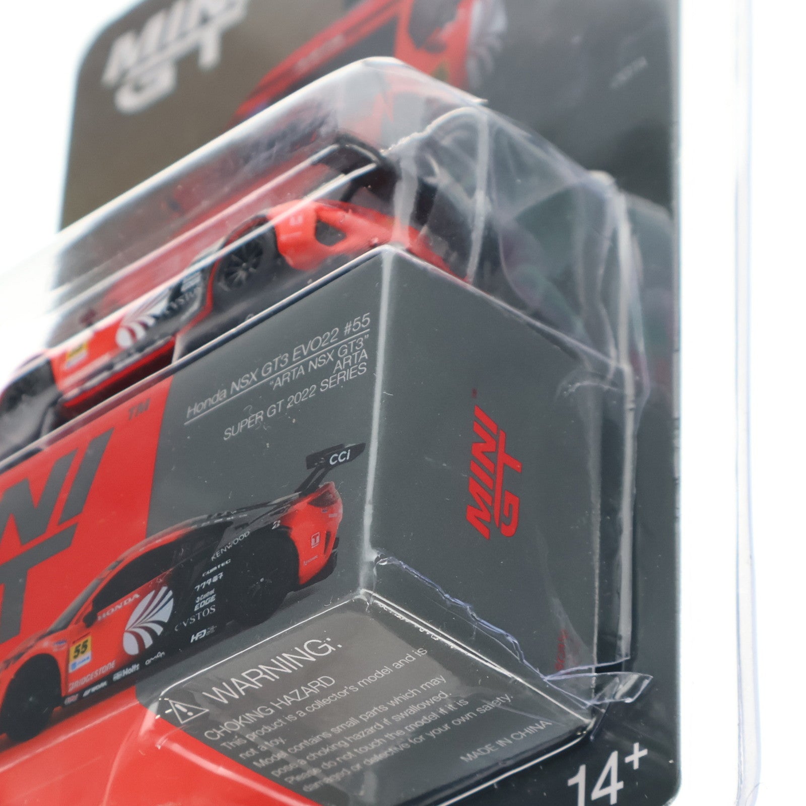 【中古即納】[MDL] 日本限定 ミニGTシリーズ 1/64 Honda NSX GT3 EVO22 SUPER GTシリーズ 2022 #55 ARTA(左ハンドル) 完成品 ミニカー(MGT00485-L) TSM(トゥルースケールミニチュアズ)(20230616)