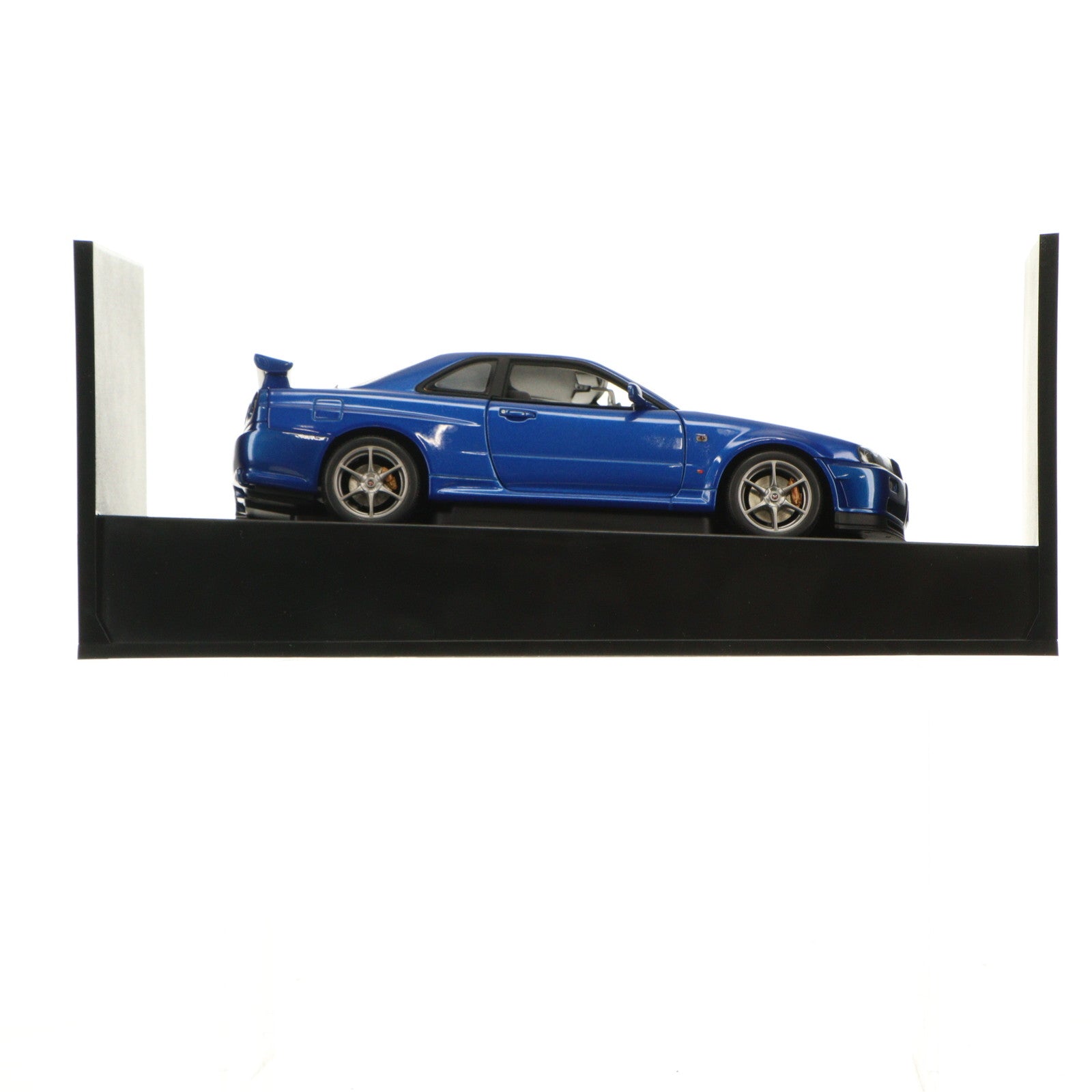 【中古即納】[MDL] 1/18 NISSAN SKYLINE(スカイライン) R34 GT-R V-SPEC II Bayside Blue 完成品 ミニカー(77331) AUTOart(オートアート)(19991231)
