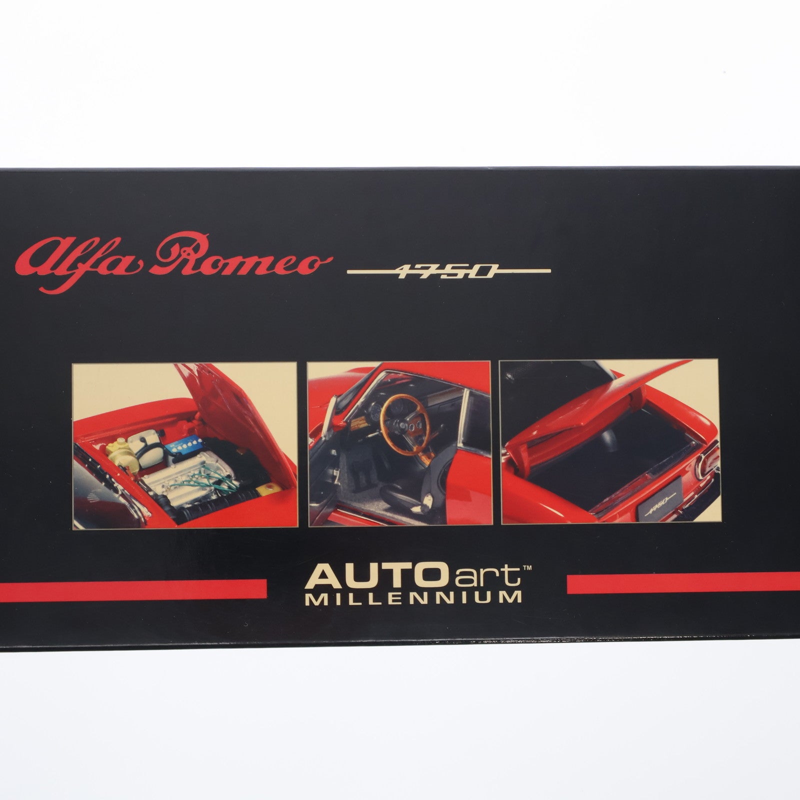 【中古即納】[MDL] MILLENNIUM 1/18 ALFA ROMEO 1750 GTV RED/LH DRIVE 完成品 ミニカー(70102) AUTOart(オートアート)(19991231)