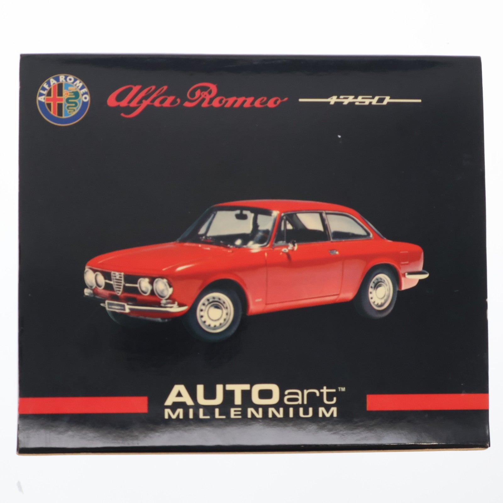 【中古即納】[MDL] MILLENNIUM 1/18 ALFA ROMEO 1750 GTV RED/LH DRIVE 完成品 ミニカー(70102) AUTOart(オートアート)(19991231)