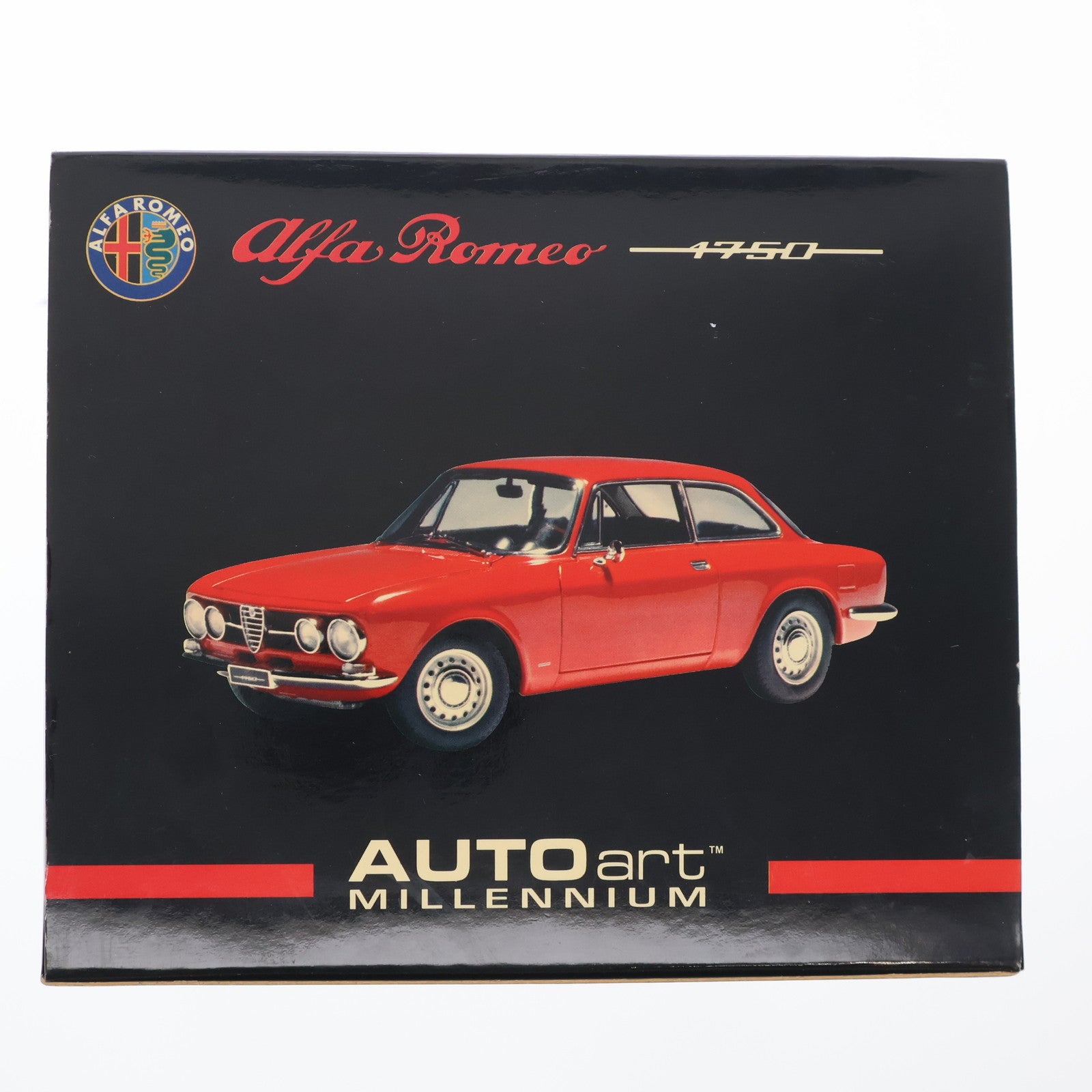 【中古即納】[MDL] MILLENNIUM 1/18 ALFA ROMEO 1750 GTV RED/LH DRIVE 完成品 ミニカー(70102) AUTOart(オートアート)(19991231)