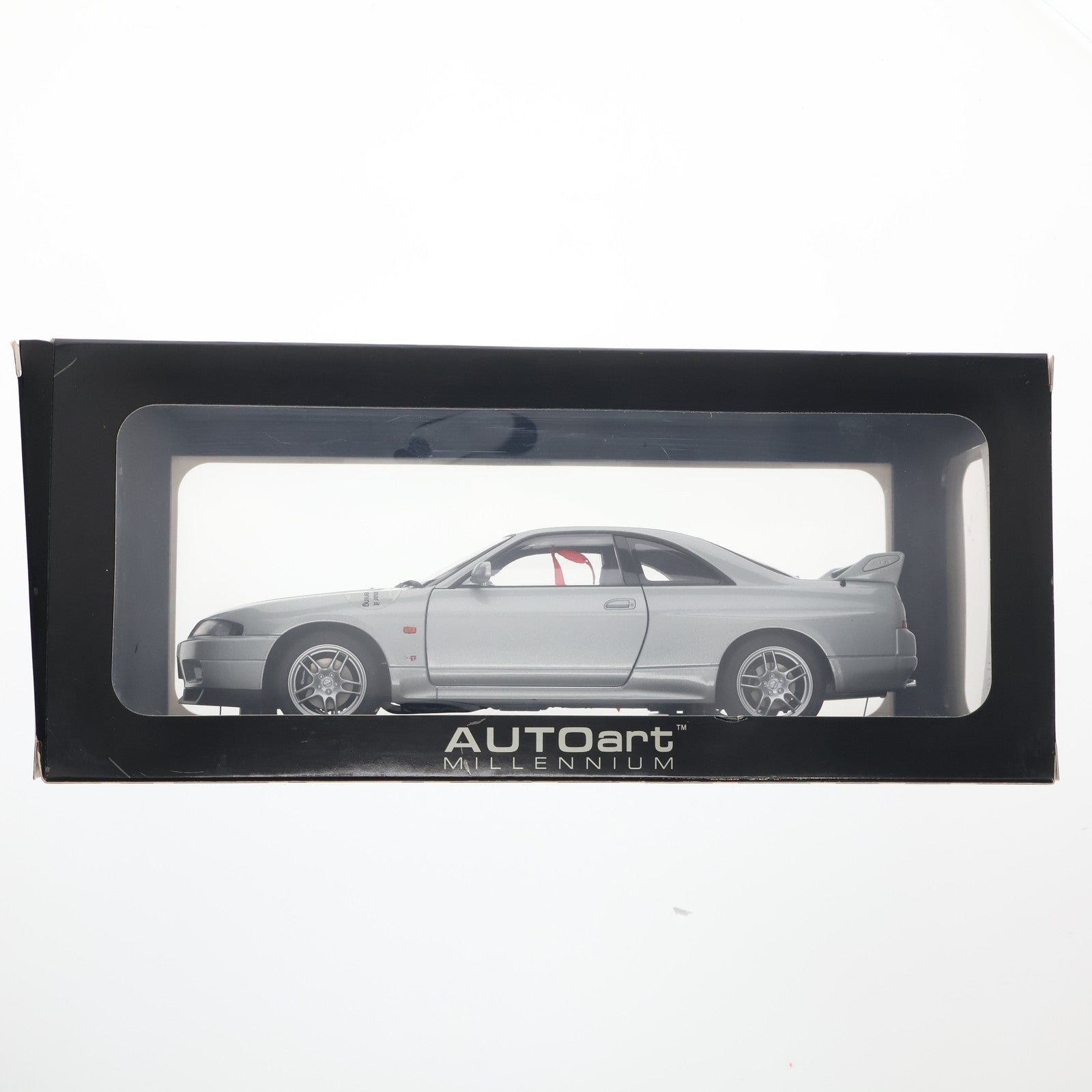 【中古即納】[MDL] 1/18 NISSAN SKYLINE GT-R R33 V-SPEC (ソニックシルバー) 完成品 ミニカー(77321) AUTOart(オートアート)(2009/11/31)