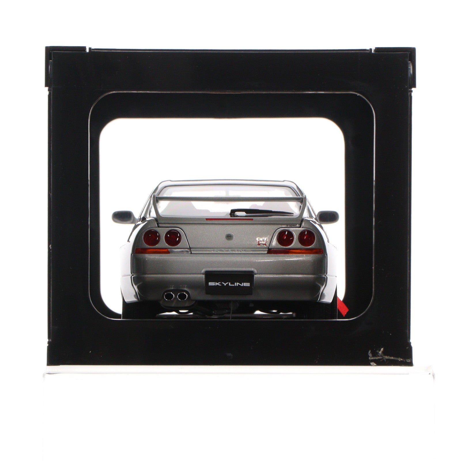 【中古即納】[MDL] 1/18 NISSAN SKYLINE GT-R R33 V-SPEC (ソニックシルバー) 完成品 ミニカー(77321) AUTOart(オートアート)(2009/11/31)
