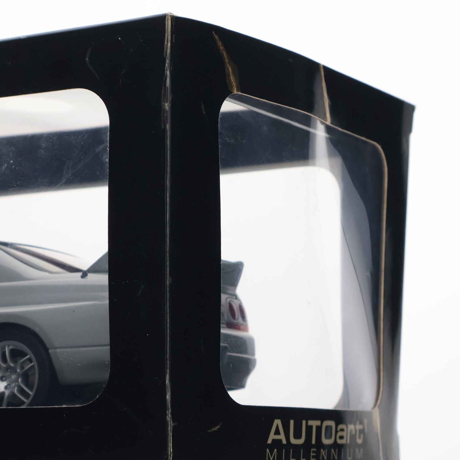 【中古即納】[MDL] 1/18 NISSAN SKYLINE GT-R R33 V-SPEC (ソニックシルバー) 完成品 ミニカー(77321) AUTOart(オートアート)(2009/11/31)