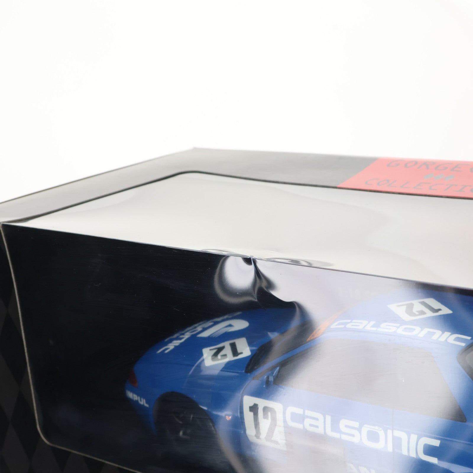 【中古即納】[MDL] 1/18 スカイライン インパル R32 GT-R Gr.Aバージョン カルソニック(ブルー) 完成品 ミニカー(K08361C) 京商(20080501)