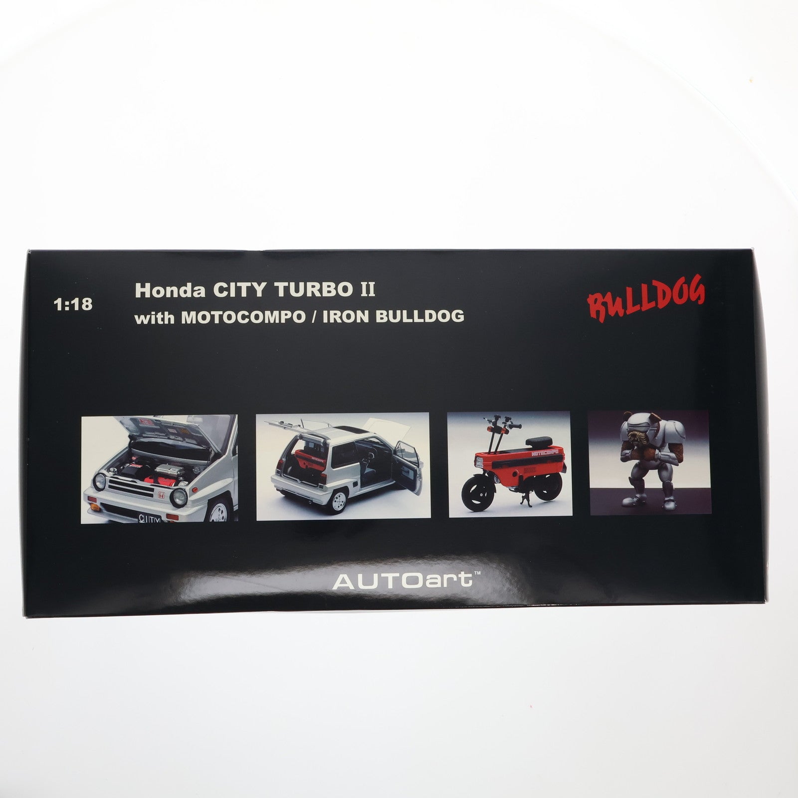 【中古即納】[MDL] 1/18 ホンダ シティ ターボII(メタリックシルバー) スペシャル・リミテッド・エディション 完成品 ミニカー(73284) AutoArt(オートアート)(20111229)