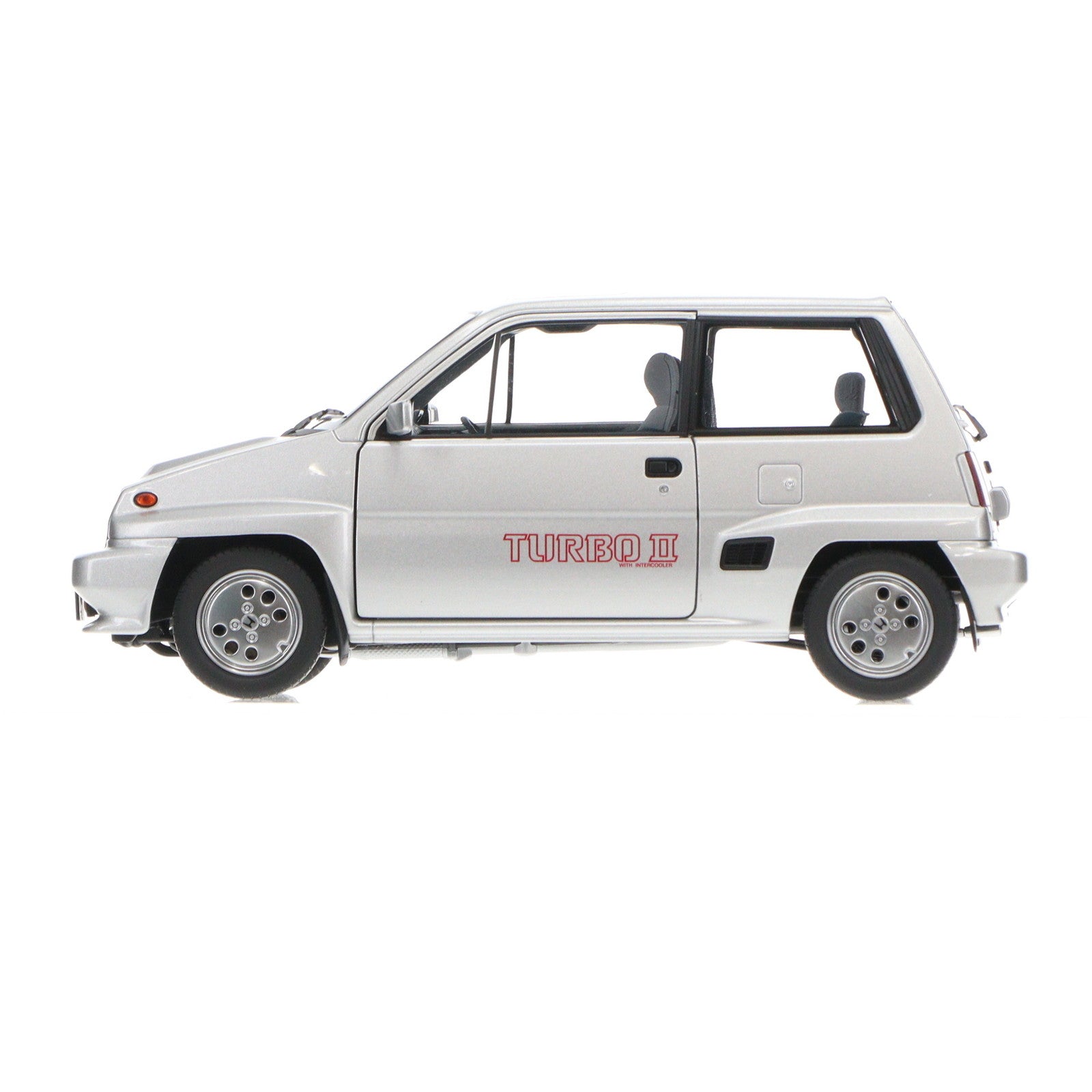 【中古即納】[MDL] 1/18 ホンダ シティ ターボII(メタリックシルバー) スペシャル・リミテッド・エディション 完成品 ミニカー(73284) AutoArt(オートアート)(20111229)