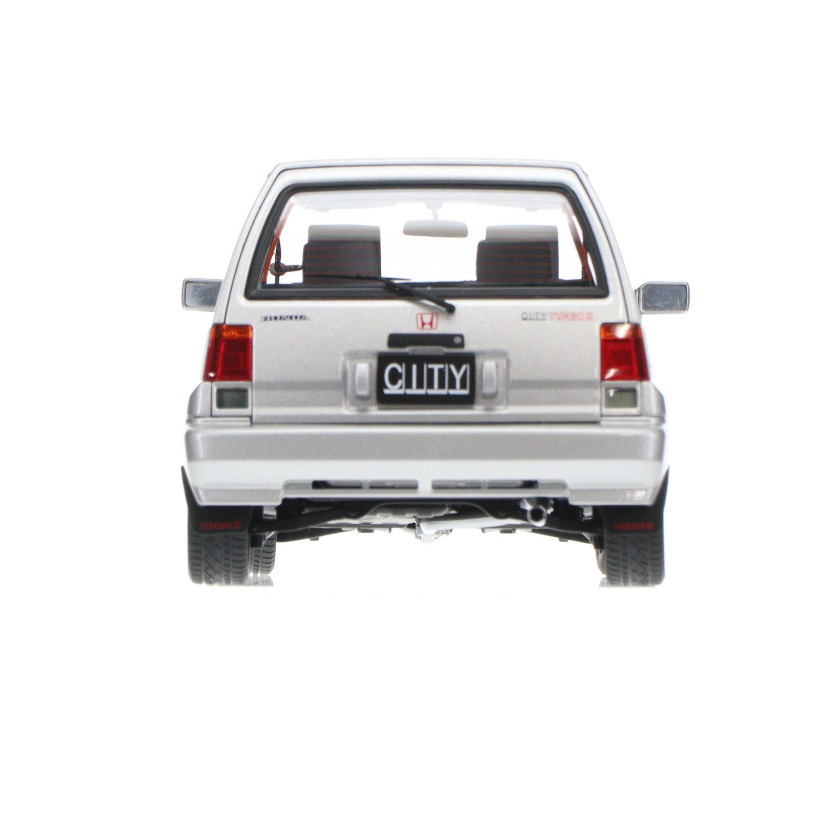 【中古即納】[MDL] 1/18 ホンダ シティ ターボII(メタリックシルバー) スペシャル・リミテッド・エディション 完成品 ミニカー(73284) AutoArt(オートアート)(20111229)