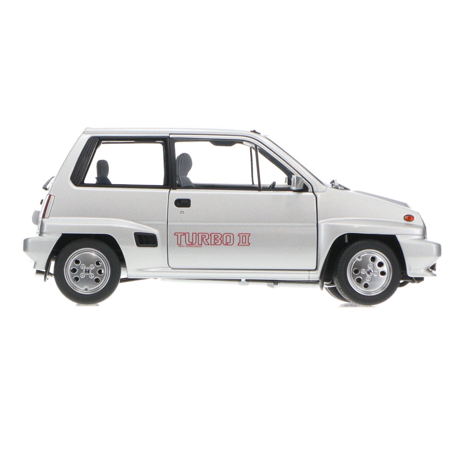 【中古即納】[MDL] 1/18 ホンダ シティ ターボII(メタリックシルバー) スペシャル・リミテッド・エディション 完成品 ミニカー(73284) AutoArt(オートアート)(20111229)