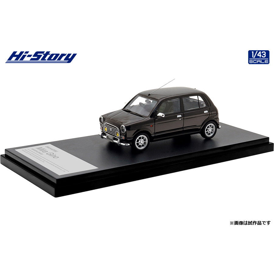【中古即納】[MDL] Hi-Story(ハイストーリー) 1/43 DAIHATSU Mira Gino(ミラジーノ) 5DOOR(2000) ディープブラウンマイカ 完成品 ミニカー(HS460BR) インターアライド(20240821)