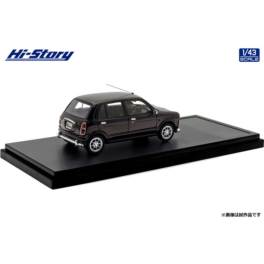 【中古即納】[MDL] Hi-Story(ハイストーリー) 1/43 DAIHATSU Mira Gino(ミラジーノ) 5DOOR(2000) ディープブラウンマイカ 完成品 ミニカー(HS460BR) インターアライド(20240821)