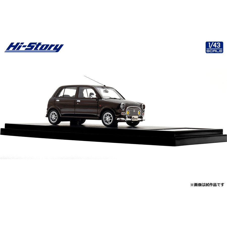 【中古即納】[MDL] Hi-Story(ハイストーリー) 1/43 DAIHATSU Mira Gino(ミラジーノ) 5DOOR(2000) ディープブラウンマイカ 完成品 ミニカー(HS460BR) インターアライド(20240821)