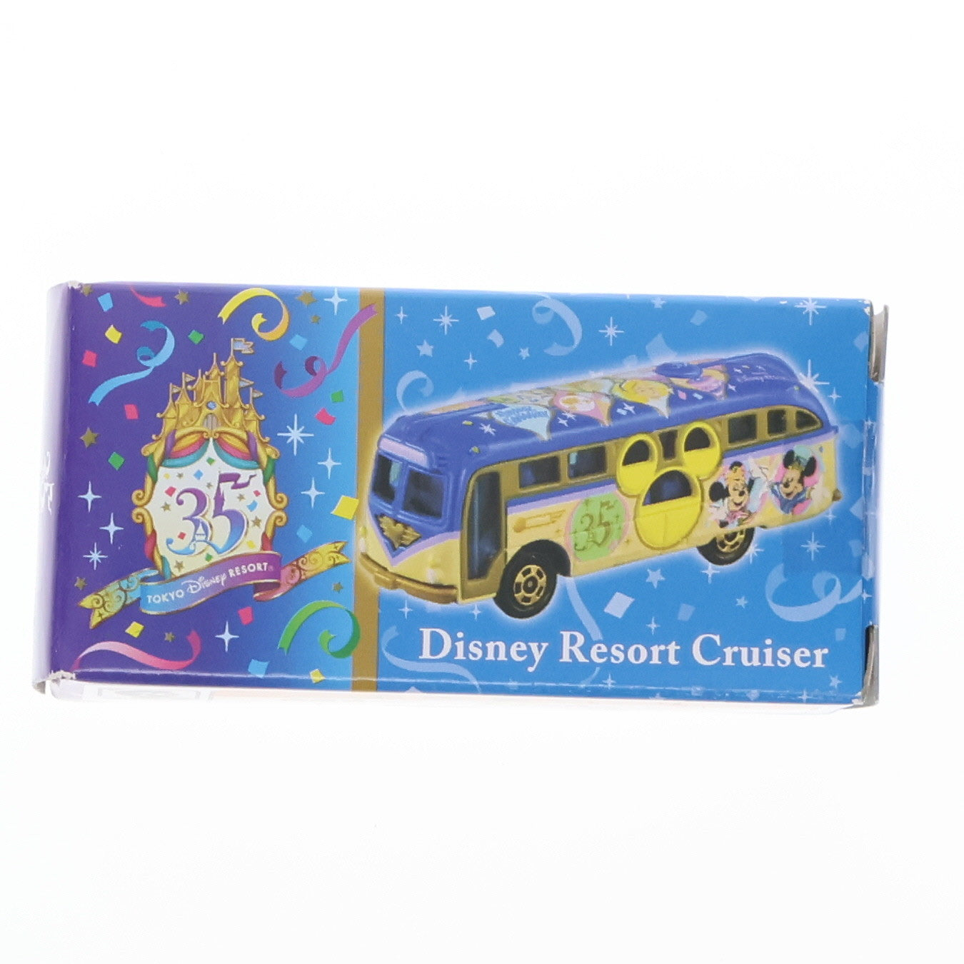 【中古即納】[MDL] 東京ディズニーリゾート限定 トミカ ディズニービークルコレクション ディズニーリゾートクルーザー 東京ディズニーリゾート35周年記念ver.(ブルー×イエロー×ゴールド) 完成品 ミニカー タカラトミー(20180410)