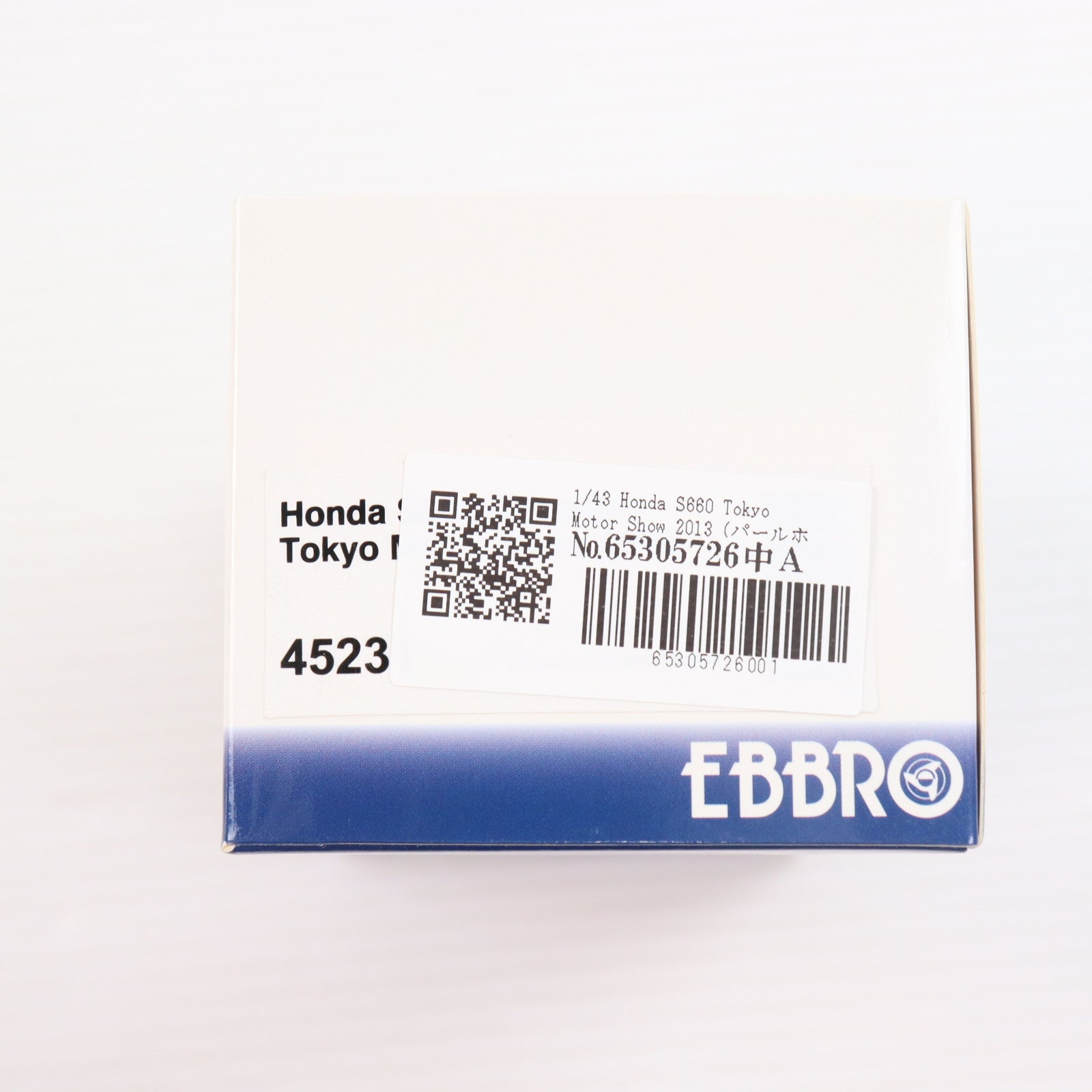 【中古即納】[MDL] 1/43 Honda S660 Tokyo Motor Show 2013(パールホワイト) 完成品 ミニカー(45231) EBBRO(エブロ)(20150919)