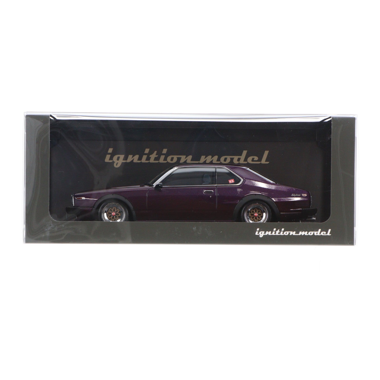 【中古即納】[MDL] 1/18 Nissan Skyline 2000 GT-ES (C210) Purple 完成品 ミニカー(IG3232) ignition model(イグニッションモデル)(20231019)