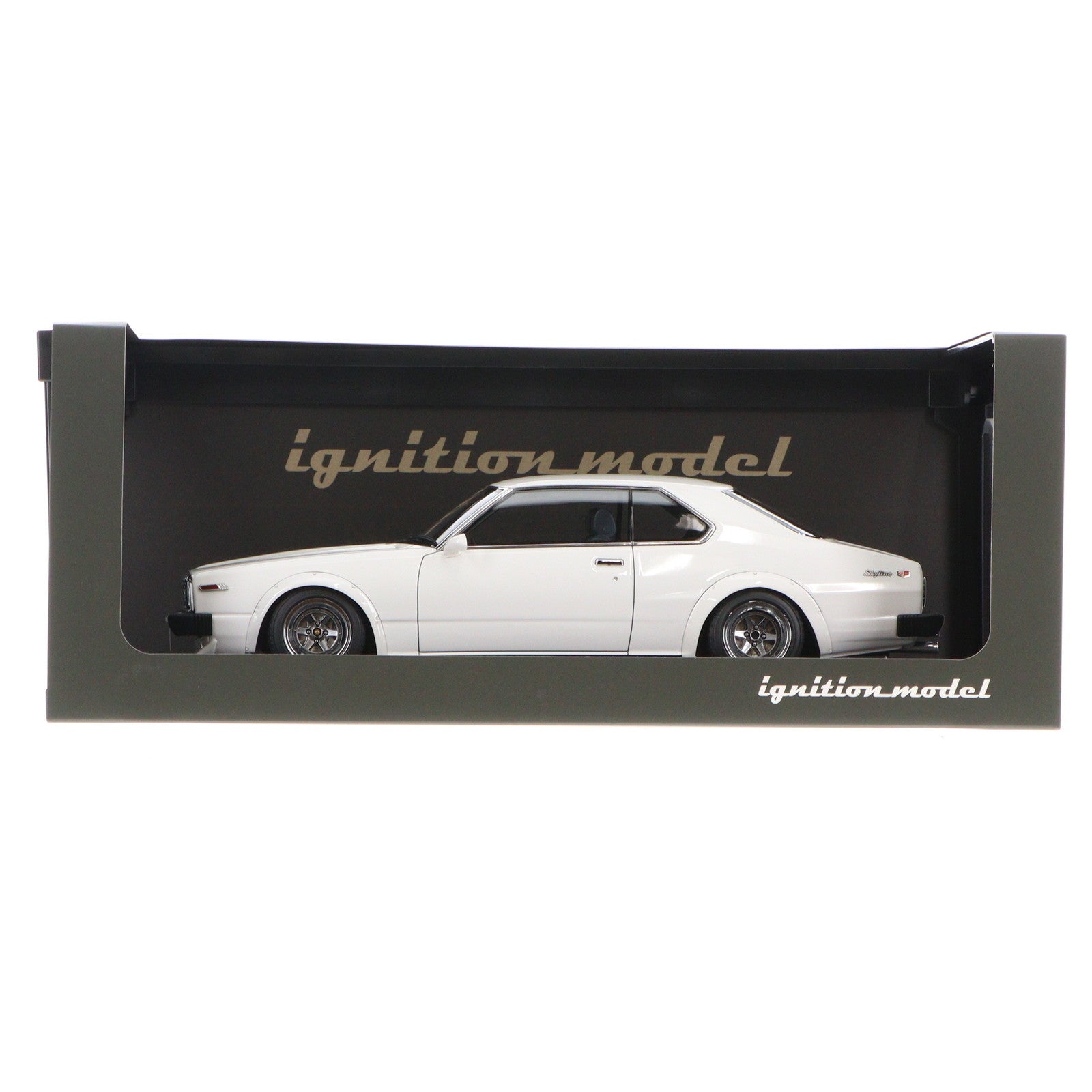 【中古即納】[MDL] 1/18 Nissan(ニッサン) Skyline(スカイライン) 2000 GT-ES C210(ホワイト) 完成品 ミニカー(IG3231) ignition model(イグニッションモデル)(20231019)