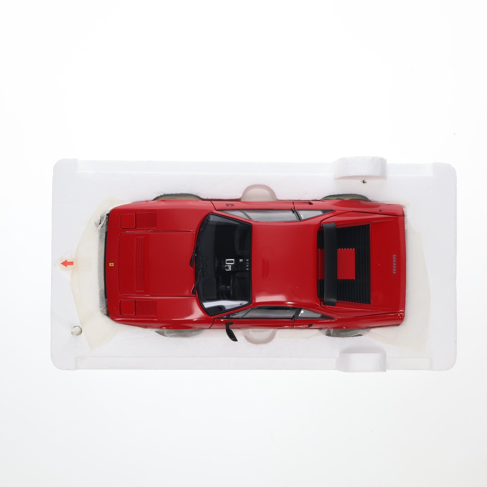 【中古即納】[MDL] Hot Wheels(ホットウィール) 1/18 フェラーリ 308GTB クアトロバルボーレ(レッド) 完成品 ミニカー(08182R) 京商(20030930)