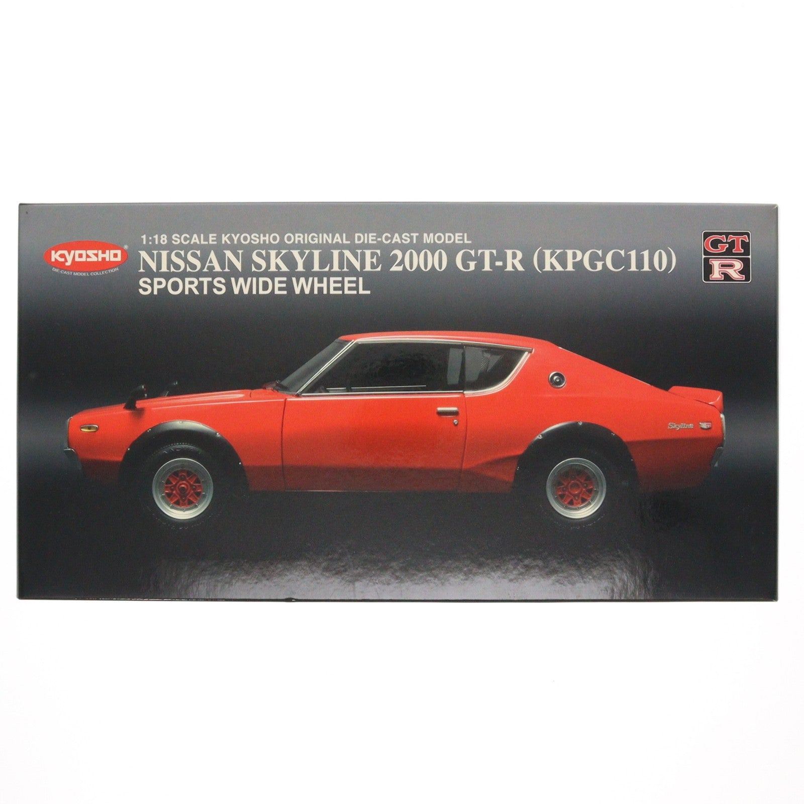 【中古即納】[MDL] 1/18 Nissan Skyline(スカイライン) 2000 GT-R KPGC110 1972 StreetSports Order Limited(レッド) 完成品 ミニカー(K08254R) 京商(20091031)