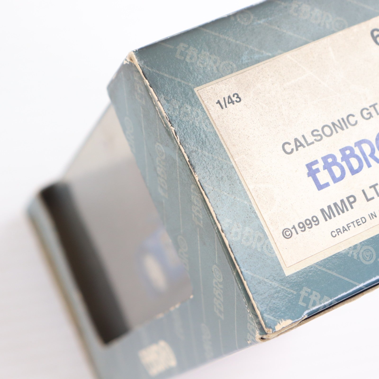 【中古即納】[MDL] 1/43 CALSONIC(カルソニック) GT-R BRIDGESTONE #12(ブルー) 完成品 ミニカー(43064) EBBRO(エブロ)(19991231)
