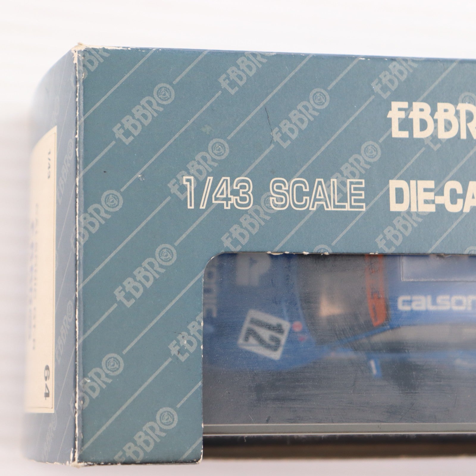 【中古即納】[MDL] 1/43 CALSONIC(カルソニック) GT-R BRIDGESTONE #12(ブルー) 完成品 ミニカー(43064) EBBRO(エブロ)(19991231)