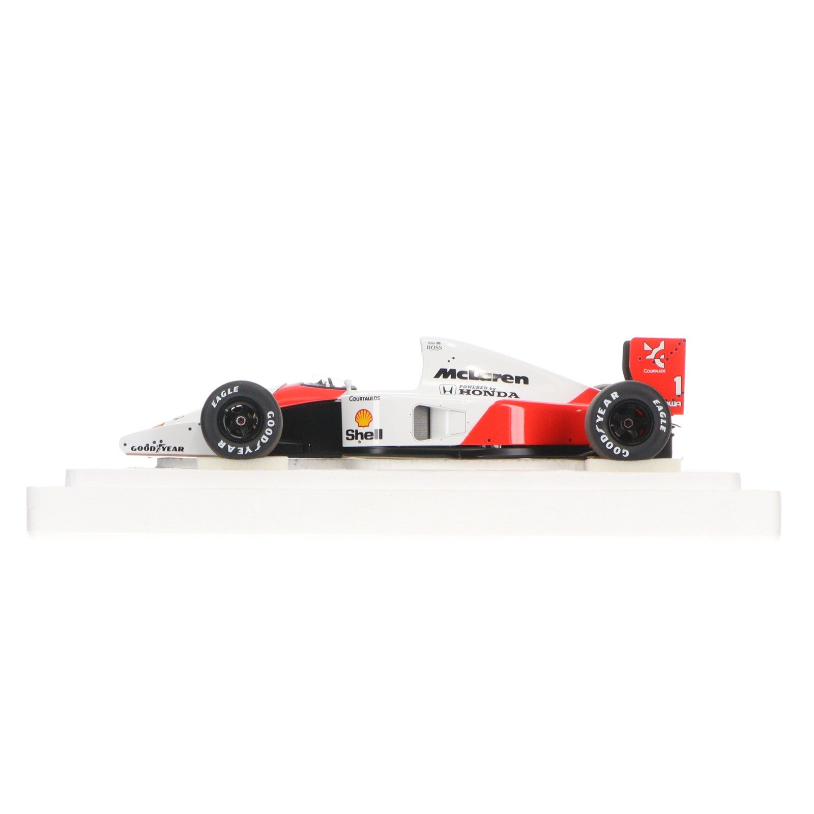 【中古即納】[MDL] オートアート・コンポジットモデルシリーズ 1/18 マクラーレン ホンダ MP4/6 日本GP 1991年 #1(アイルトン・セナ) マクラーレンロゴ入り 完成品 ミニカー(89140) AutoArt(オートアート)(20240519)