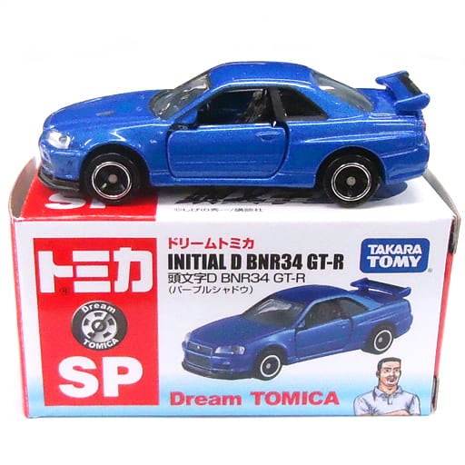 【中古即納】[MDL] ドリームトミカ No.SP 1/62 BNR34 GT-R(パープルシャドウ) 頭文字D(イニシャルD) 完成品 ミニカー タカラトミー(20171231)