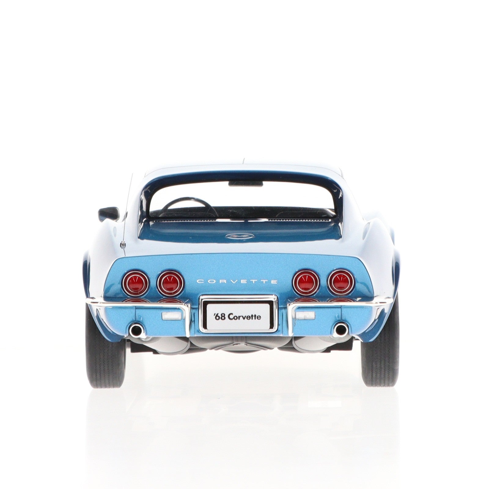 【中古即納】[MDL] 1/12 Chevrolet CORVETTE(シボレー コルベット) C3 BLUE 完成品 ミニカー(GT255) GTスピリット(20200328)