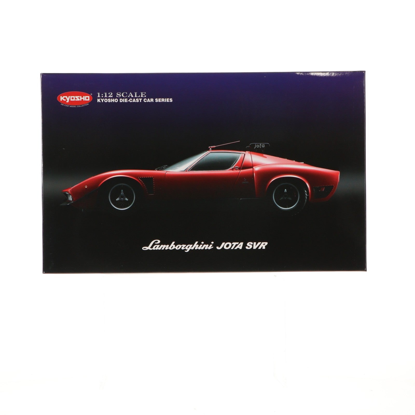 【中古即納】[MDL] 1/12 Lamborghini JOTA(ランボルギーニ イオタ) SVR(レッド) 完成品 ミニカー(08623R) 京商(20081130)