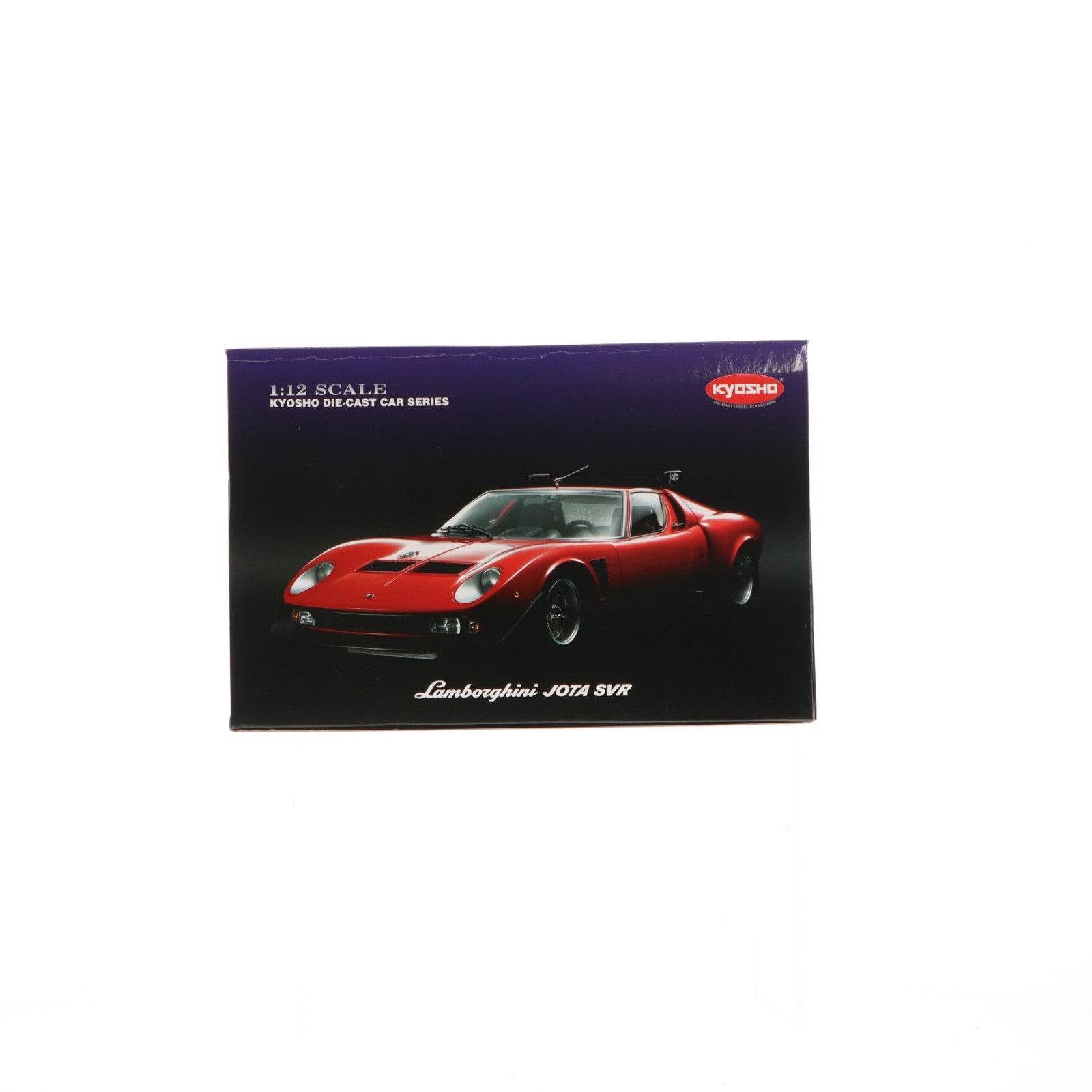【中古即納】[MDL] 1/12 Lamborghini JOTA(ランボルギーニ イオタ) SVR(レッド) 完成品 ミニカー(08623R) 京商(20081130)