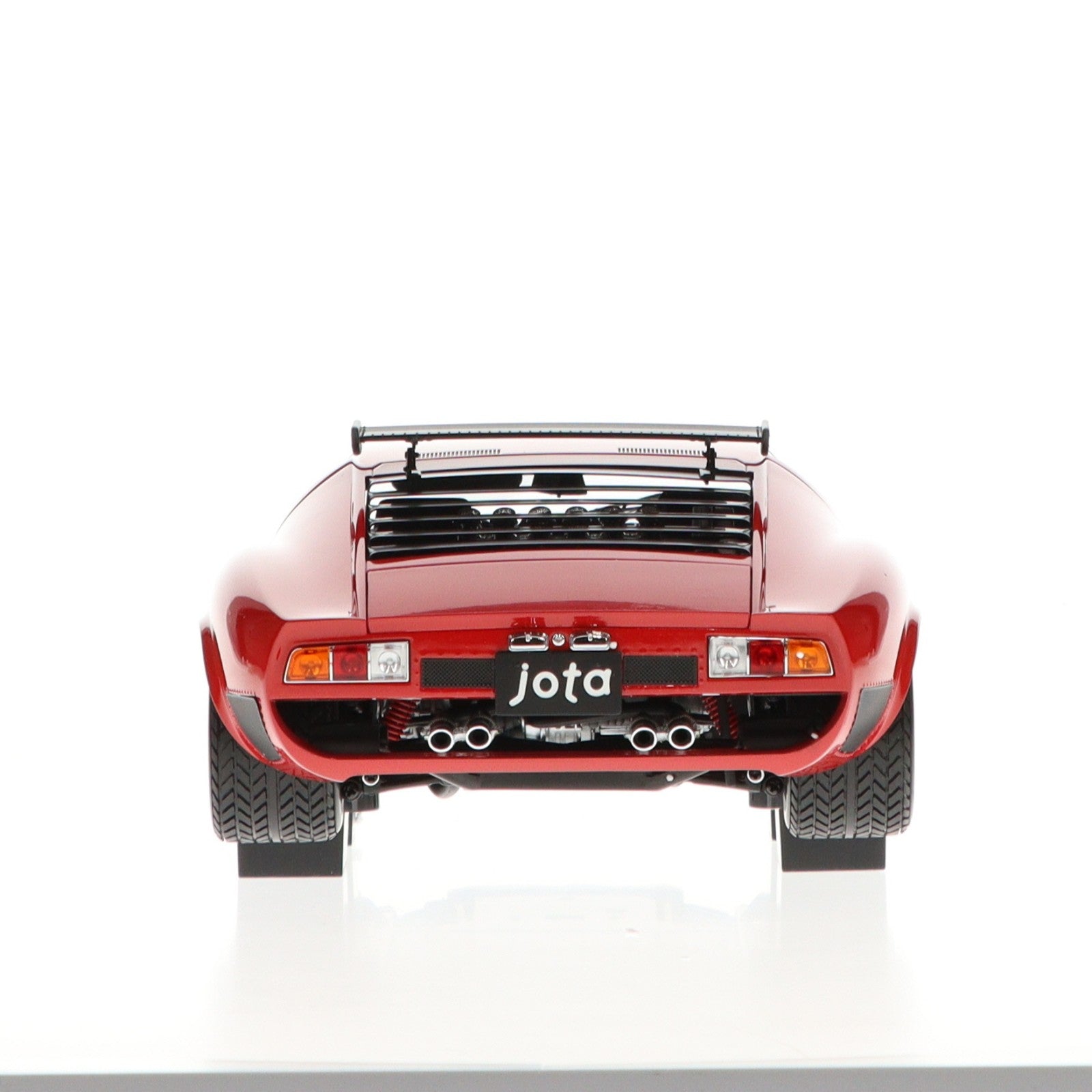 【中古即納】[MDL] 1/12 Lamborghini JOTA(ランボルギーニ イオタ) SVR(レッド) 完成品 ミニカー(08623R) 京商(20081130)