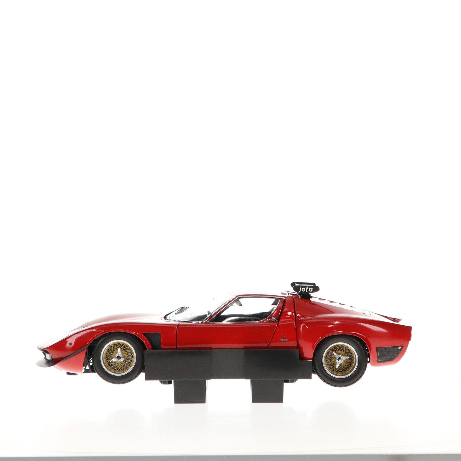 【中古即納】[MDL] 1/12 Lamborghini JOTA(ランボルギーニ イオタ) SVR(レッド) 完成品 ミニカー(08623R) 京商(20081130)