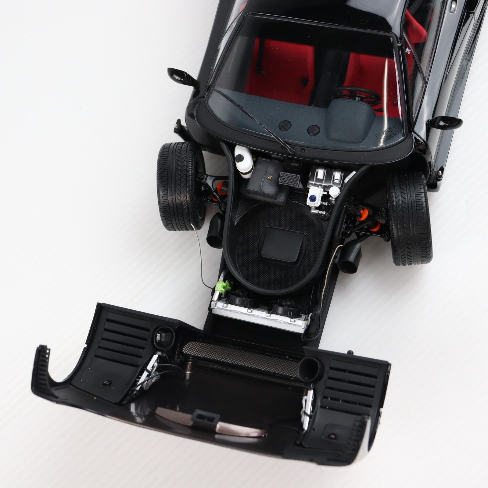 【中古即納】[MDL] 1/12 FERRARI(フェラーリ) F40(ブラック) 完成品 ミニカー(08602BK) 京商(20091031)