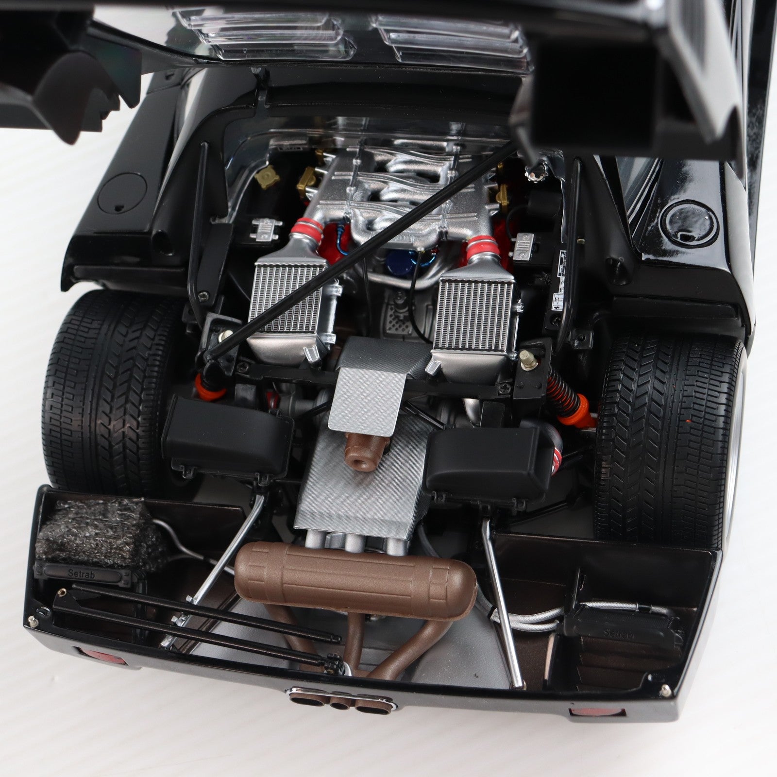 【中古即納】[MDL] 1/12 FERRARI(フェラーリ) F40(ブラック) 完成品 ミニカー(08602BK) 京商(20091031)