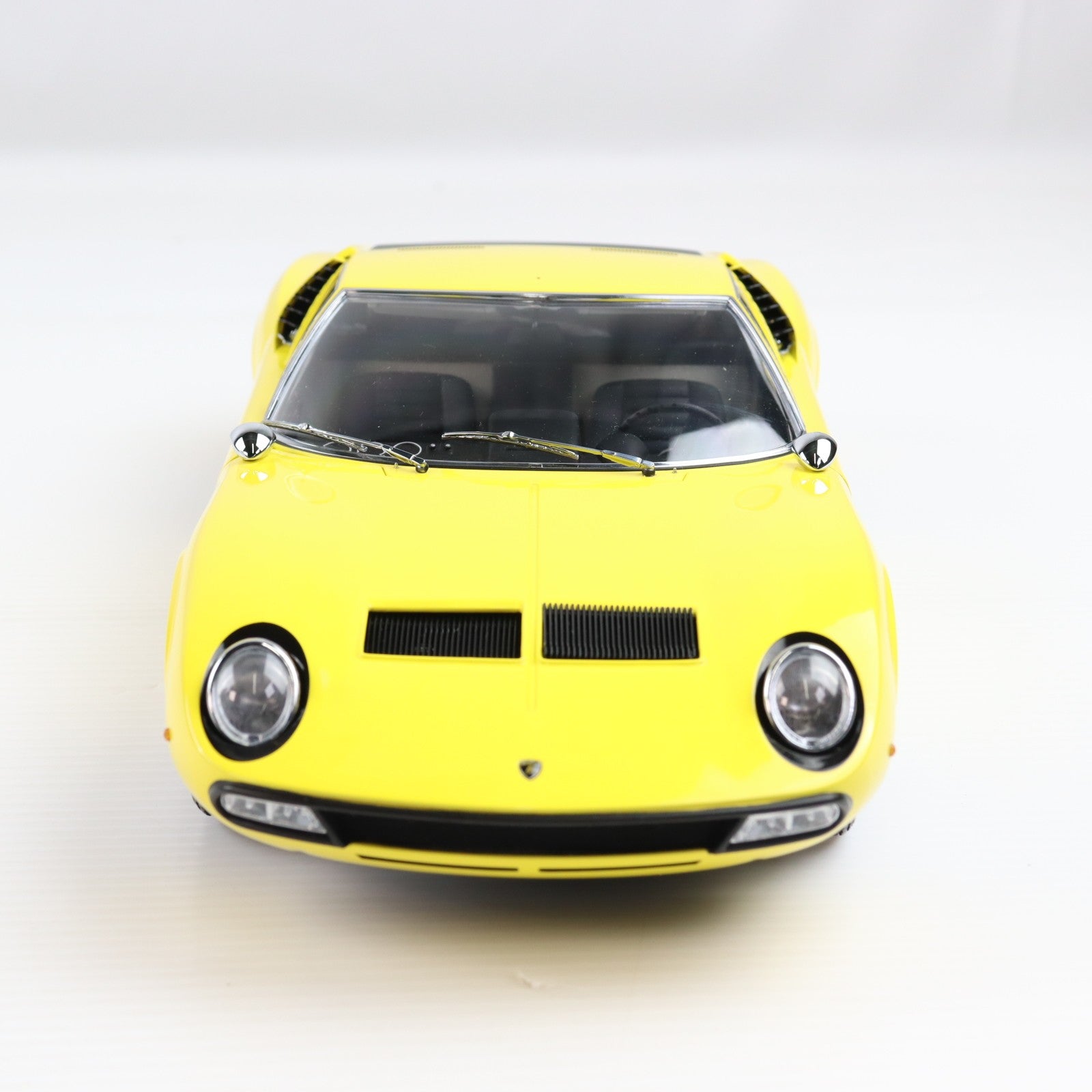 【中古即納】[MDL] 1/12 Lamborghini Miura(ランボルギーニ ミウラ) P400 SV(イエロー) 完成品 ミニカー(K08622Y) 京商(20101130)