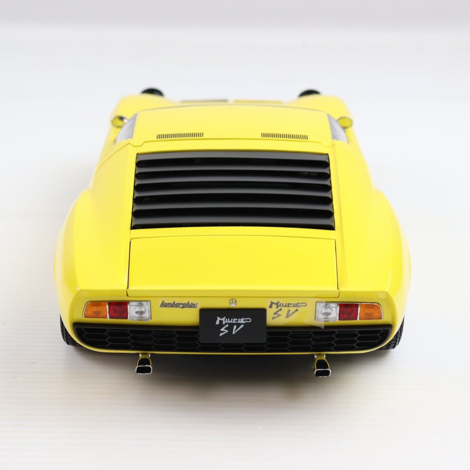 【中古即納】[MDL] 1/12 Lamborghini Miura(ランボルギーニ ミウラ) P400 SV(イエロー) 完成品 ミニカー(K08622Y) 京商(20101130)