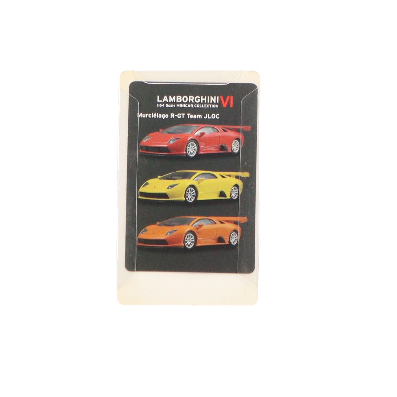 【中古即納】[MDL] (単品) サークルK・サンクス限定 ランボルギーニ ミニカーコレクション6 1/64 Lamborghini Murcielago R-GT Team JLOC(イエロー) 完成品 ミニカー 京商(20150901)
