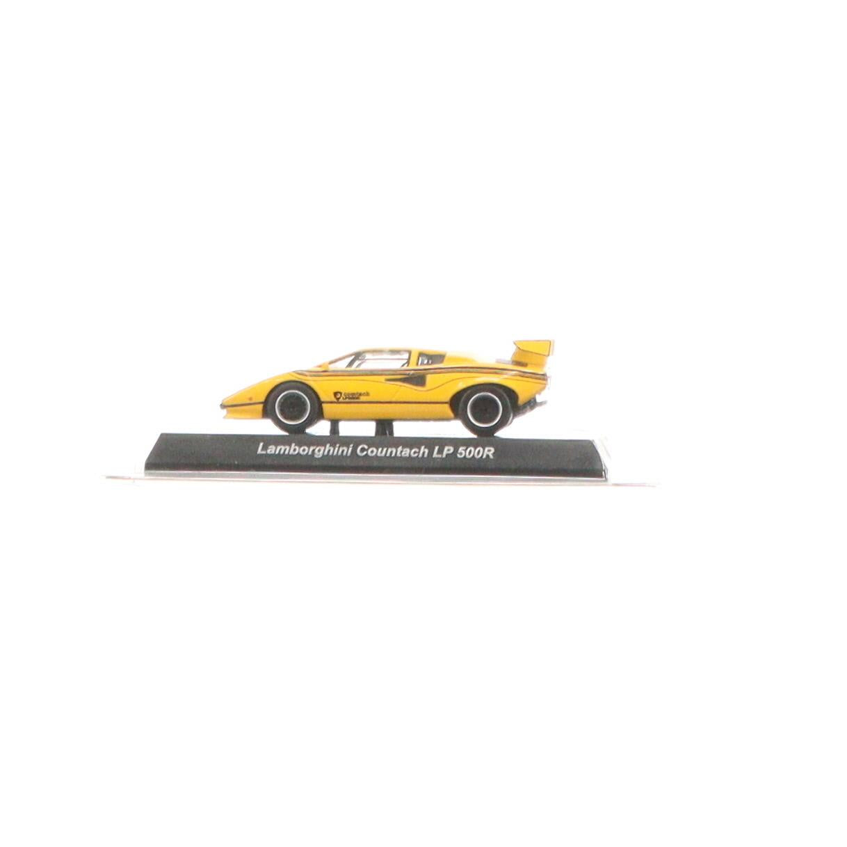 【中古即納】[MDL] (単品) サークルK・サンクス限定 ランボルギーニ ミニカーコレクション6 1/64 Lamborghini Countach LP500R(イエロー) 完成品 ミニカー 京商(20150901)