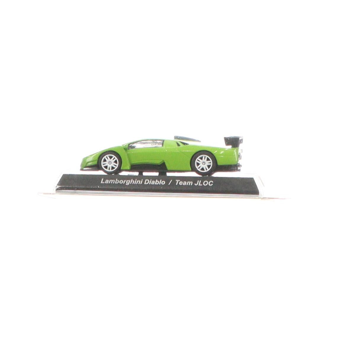 【中古即納】[MDL] (単品) サークルK・サンクス限定 ランボルギーニ ミニカーコレクション6 1/64 Lamborghini Diablo Team JLOC(グリーン) 完成品 ミニカー 京商(20150901)