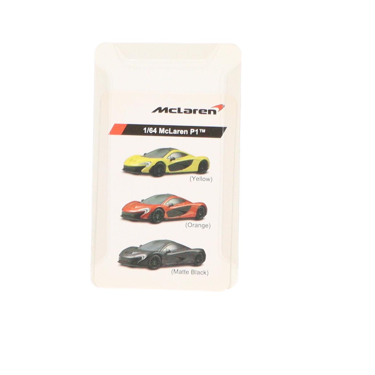 【中古即納】[MDL] G賞 McLaren P1(マクラーレン P1)(イエロー) KYOSHOミニカーくじ 1/64 ミニカー プライズ サークルK・サンクス限定 京商(20160105)