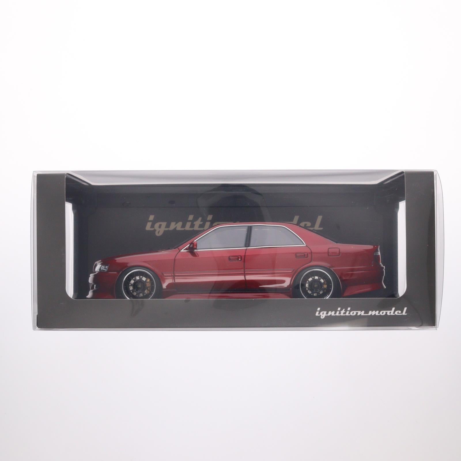【中古即納】[MDL] 1/18 VERTEX JZX100 Chaser(レッドメタリック) 完成品 ミニカー(IG3316) ignition model(イグニッションモデル)(20240616)