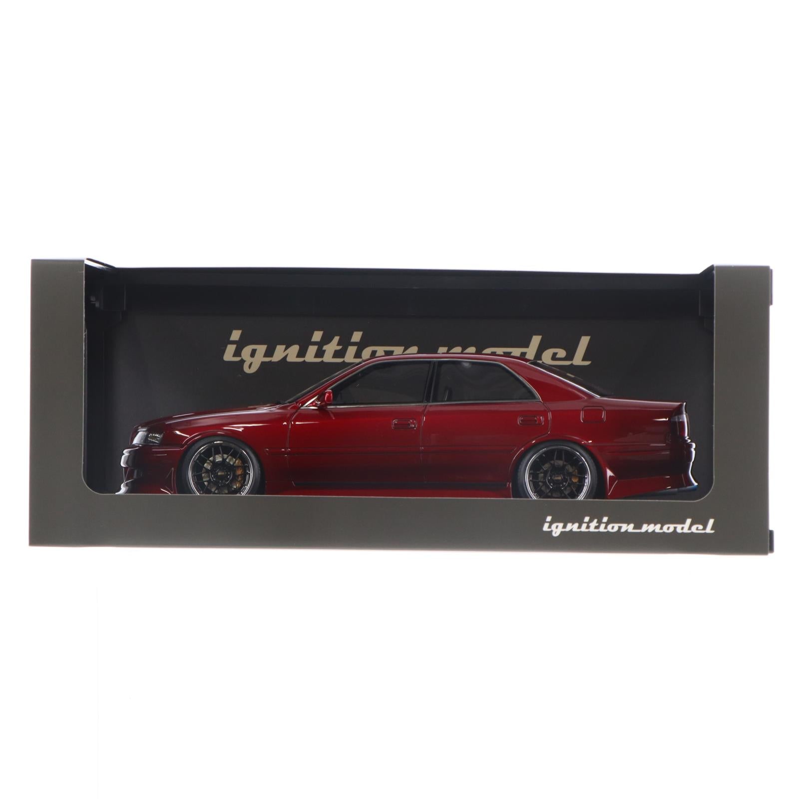【中古即納】[MDL] 1/18 VERTEX JZX100 Chaser(レッドメタリック) 完成品 ミニカー(IG3316) ignition model(イグニッションモデル)(20240616)