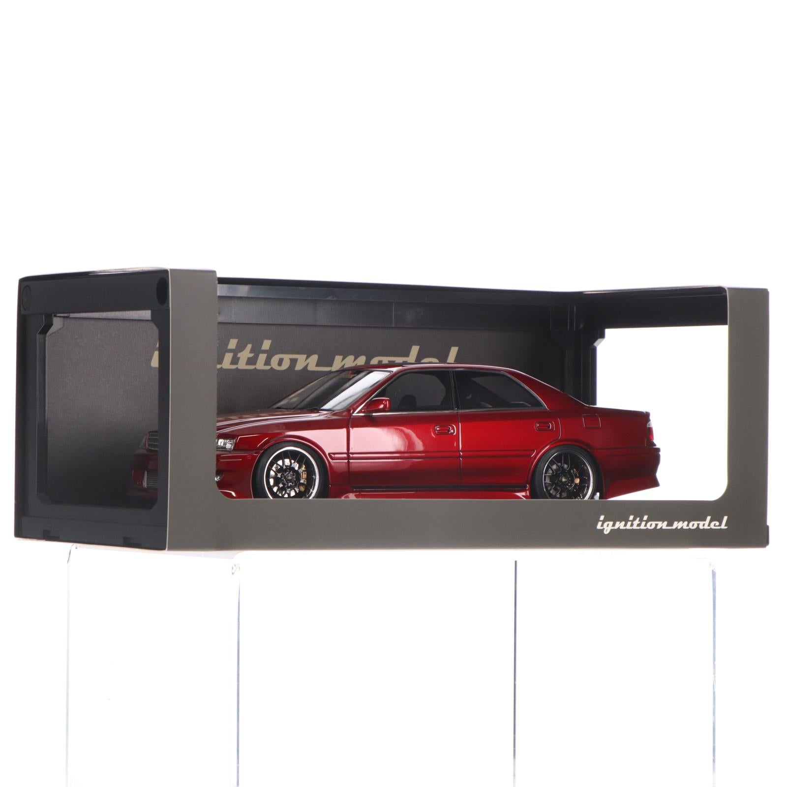 【中古即納】[MDL] 1/18 VERTEX JZX100 Chaser(レッドメタリック) 完成品 ミニカー(IG3316) ignition model(イグニッションモデル)(20240616)