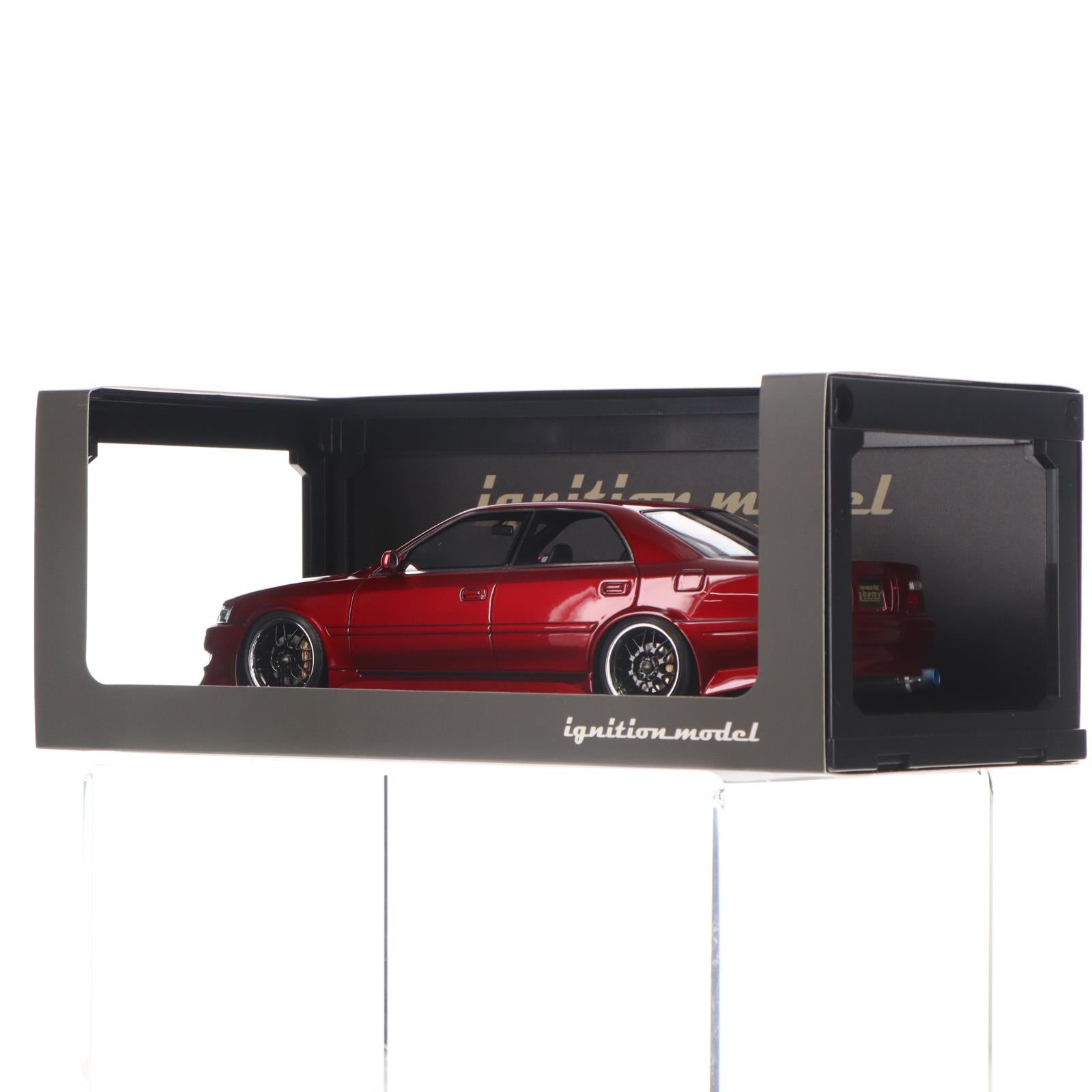 【中古即納】[MDL] 1/18 VERTEX JZX100 Chaser(レッドメタリック) 完成品 ミニカー(IG3316) ignition model(イグニッションモデル)(20240616)