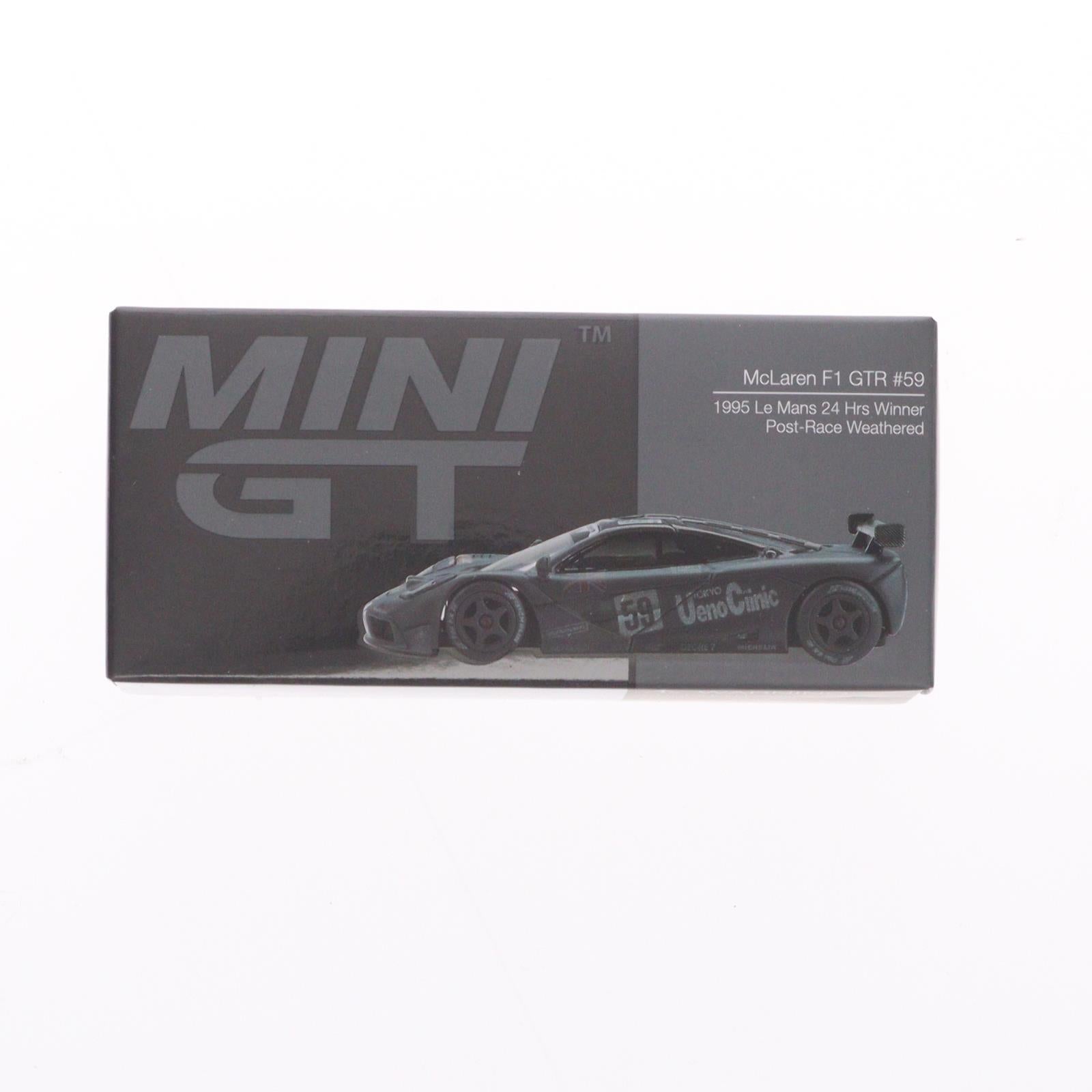【中古即納】[MDL] ミニGTシリーズ 1/64 マクラーレン F1 GTR ルマン24時間 1995 優勝車 J.J.Lehto/Y.Dalmas/M.Sekiya #59 ウェザリング塗装 完成品 ミニカー(MGT00870-L) TSM(トゥルースケールミニチュアズ)(20250829)