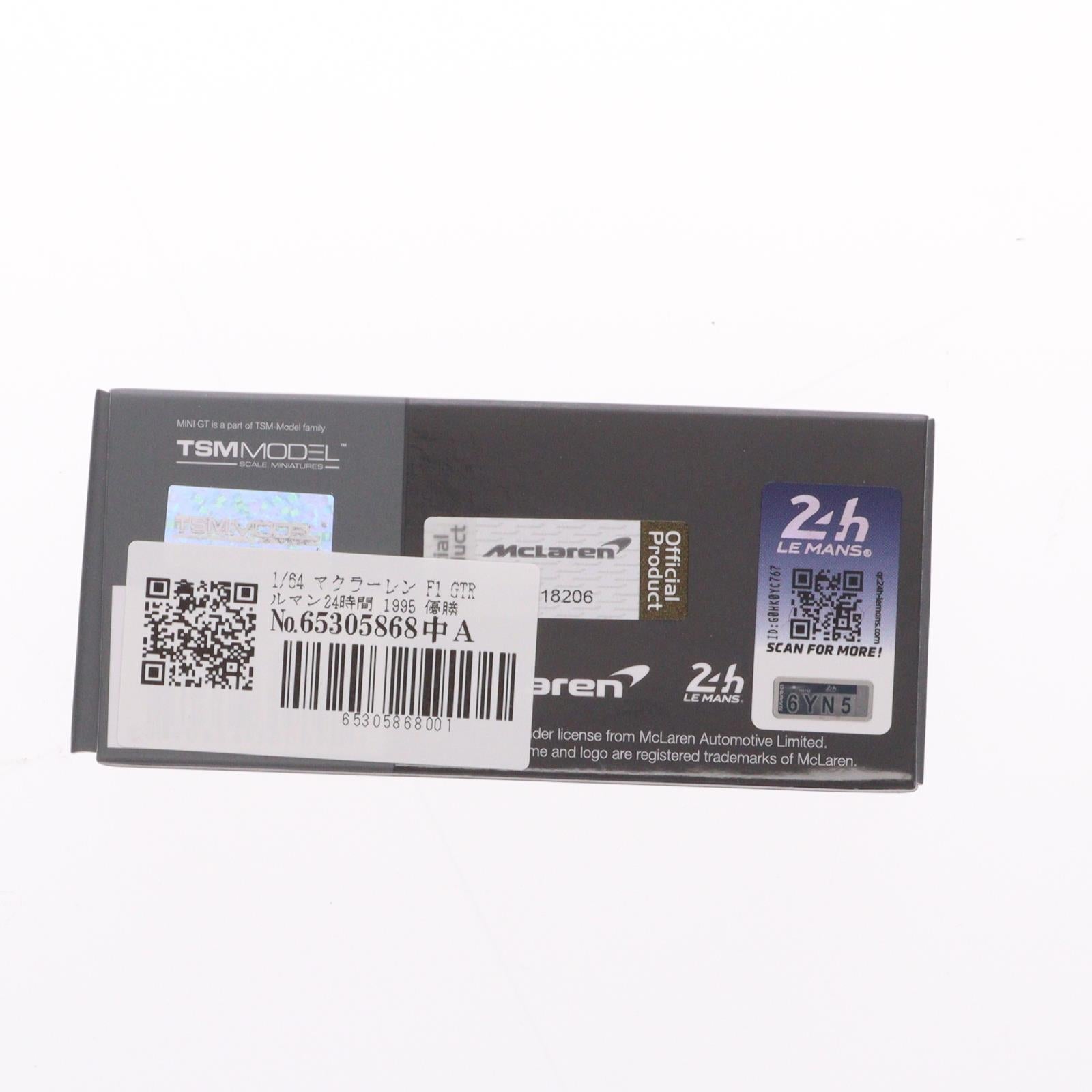 【中古即納】[MDL] ミニGTシリーズ 1/64 マクラーレン F1 GTR ルマン24時間 1995 優勝車 J.J.Lehto/Y.Dalmas/M.Sekiya #59 ウェザリング塗装 完成品 ミニカー(MGT00870-L) TSM(トゥルースケールミニチュアズ)(20250829)