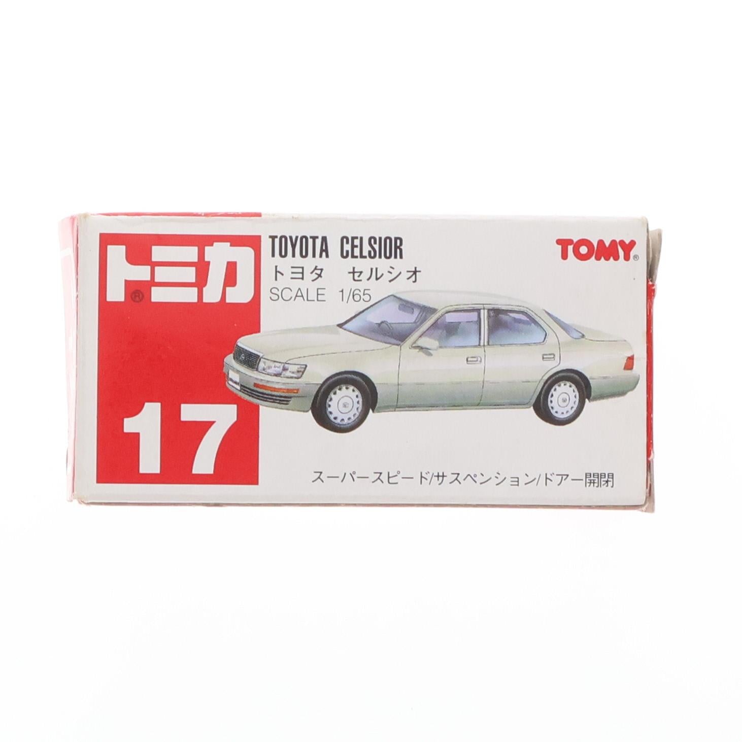 【中古即納】[MDL] トミカ No.17 1/65 トヨタ セルシオ(ホワイト×シルバー/赤箱) 完成品 ミニカー トミー(19991231)