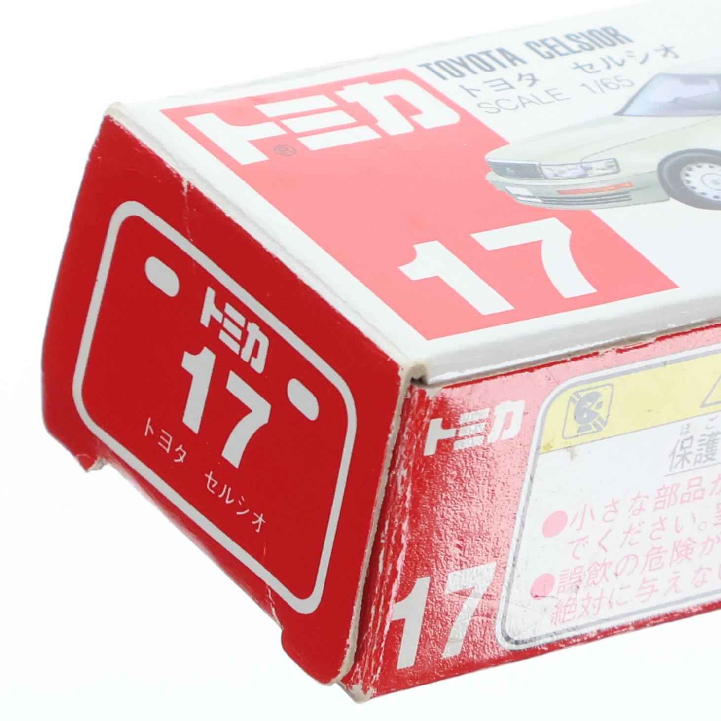 【中古即納】[MDL] トミカ No.17 1/65 トヨタ セルシオ(ホワイト×シルバー/赤箱) 完成品 ミニカー トミー(19991231)