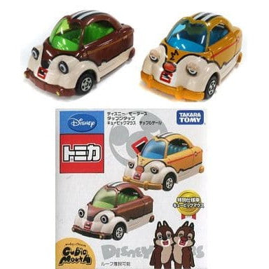 【中古即納】[MDL] トミカ ディズニーモータース タップンタップ キュービックマウス チップ&デール(ブラウン/オレンジ) 特別仕様車 完成品 ミニカー タカラトミー(20100731)